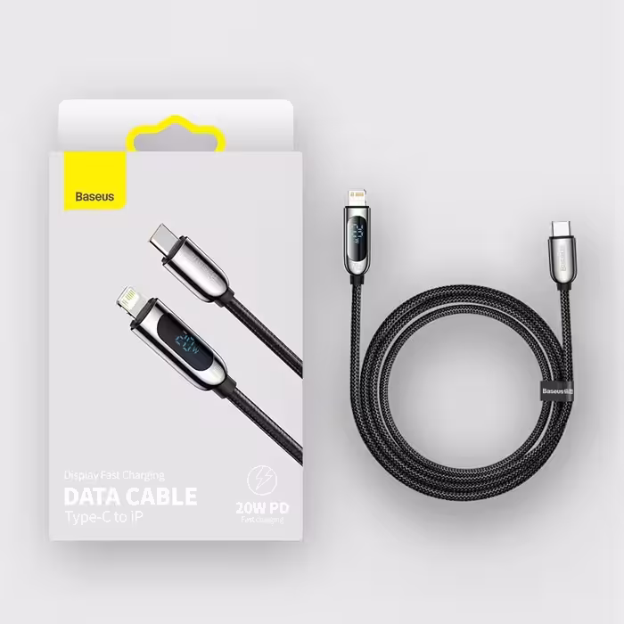 کابل تبدیل USB-C به لایتنینگ باسئوس مدل CATLSK-A01 طول 2 متر