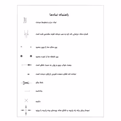 الگوی خیاطی شلوار زنانه بوردا استایل کد 7068 سایز 36 تا 48 متد مولر