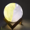 چراغ خواب طرح کره ماه مدل 3D Moon کد 004