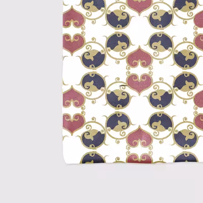 دستمال سر و گردن هاماگراف مدل بته جقه دار