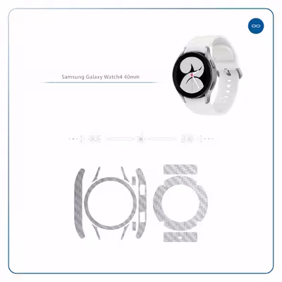 برچسب ماهوت طرح Steel Fiber مناسب برای ساعت هوشمند سامسونگ Watch4 40mm