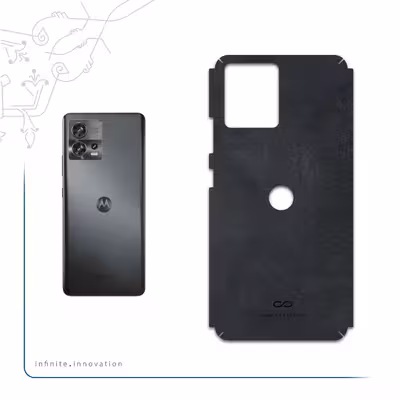 برچسب پوششی ماهوت مدل Graphite-Buffalo-Leather مناسب برای گوشی موبایل موتورولا Edge 30 Fusion
