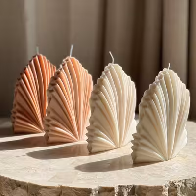 قالب شمع مدل برگ نخل بادبزنی