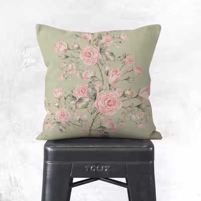 کاور کوسن مدل گل دورو طرح دار کد 1400147