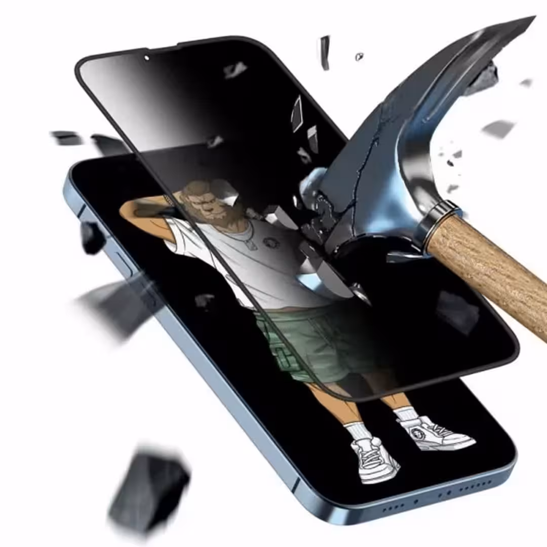 گلس سیلیکون پرایوسی سری 12 گرین Green 3D Silicone Privacy Glass 12/12Pro/12promax