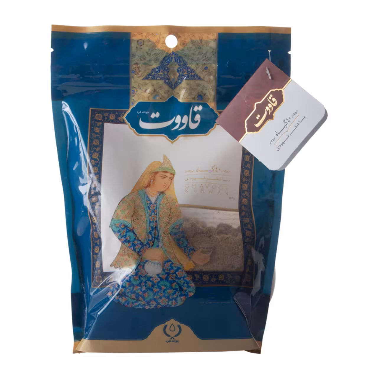 پودر قاووت چهل گیاه با شکر قهوه ای کرمان 210 گرمی