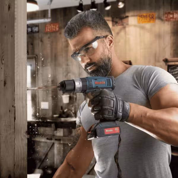 دریل پیچ‌ گوشتی چکشی شارژی دو سرعته 14 ولت