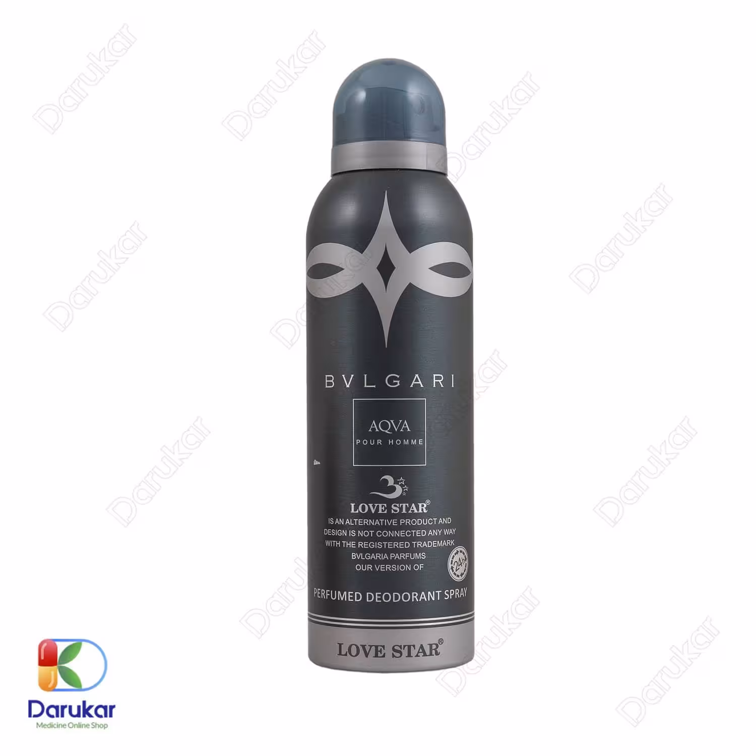 اسپری بدن مردانه لاو استار مدل بولگاری آکوا