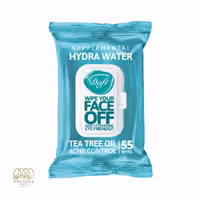 دستمال مرطوب پاک کننده آرایش درب دار دافی مدل( HYDRA WATER)