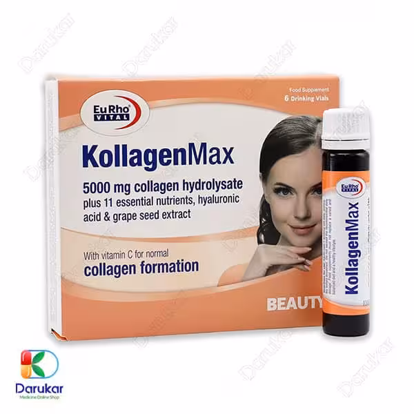 ویال کلاژن مکس یوروویتال 6 عدد