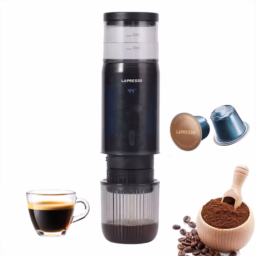 قهوه ساز شارژی سرد و گرم مسافرتی لپرسو LePresso Portable Mini Espresso LPCFFM0031