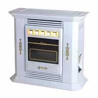 بخاری گازی شومینه ایران شرق 22000 مدل بنیامین مدرن CH 220 (سفید)