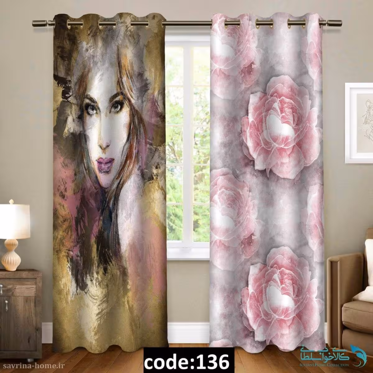 پرده پنلی مدل Sh-136