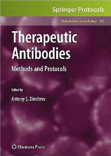 خرید و دانلود نسخه کامل کتاب Therapeutic Antibodies: Methods and Protocols