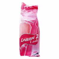 مشخصات، خرید و قیمت خودتراش زنانه دو تیغ لیزر Laser بسته 10 عددی ⭐️ ویان مارکت