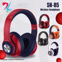 هدفون بلوتوثی sn 85 - قرمز سورمه ای