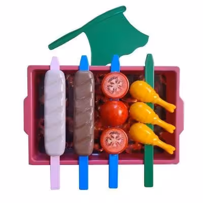 ست اسباب بازی کباب پز پلاستیکی کودک- فروشگاه میس پارلا