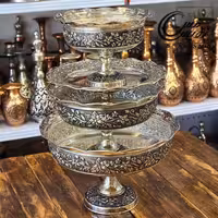 سرویس پذیرایی کروم لوکس 4 پارچه نارینه