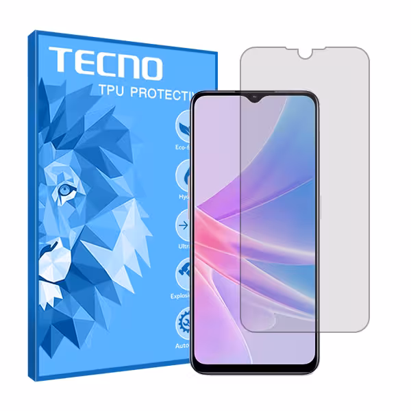 گلس اوپو A78 5G مدل هیدروژلی شفاف برند تکنو کد S