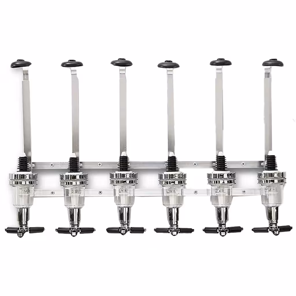 دیسپنسر شش بطری دیواری مخصوص مایعات