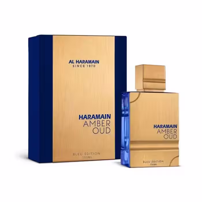 الحرمین امبر عود بلو ادیشن آبی Amber Oud Bleu Edition Al Haramain حجم 100 میل