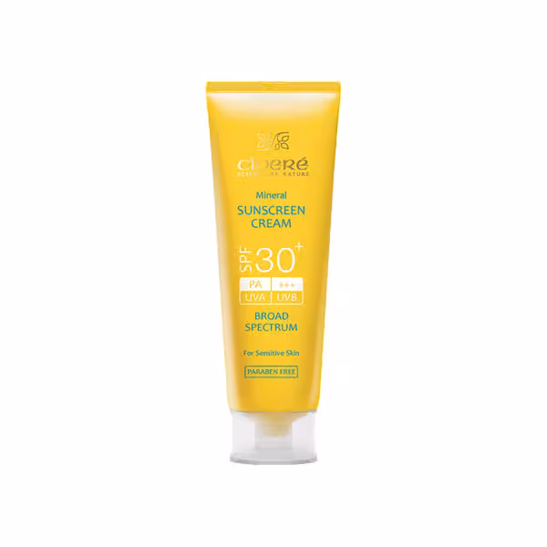 کرم ضد آفتاب بدون رنگ سینره  SPF30