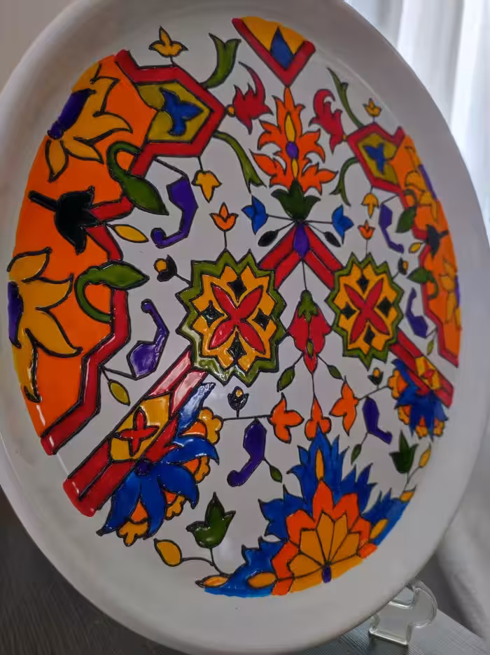 بشقاب دکوری ویترای