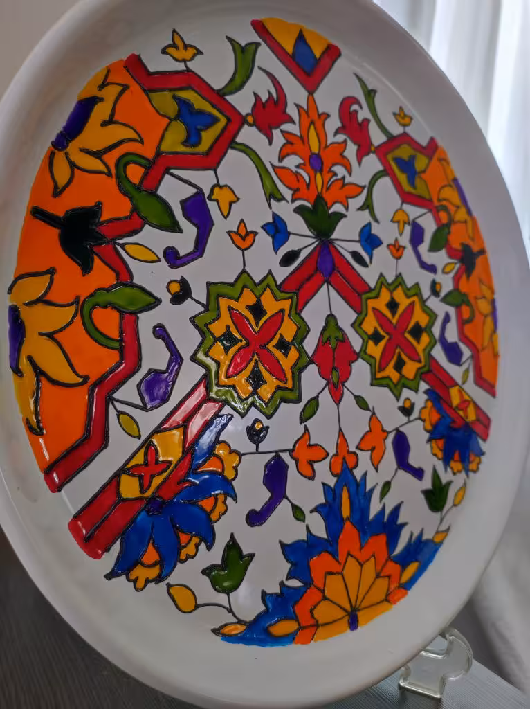 بشقاب دکوری ویترای