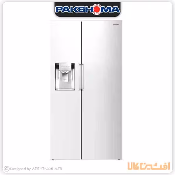 یخچال فریزر ساید بای ساید پاکشوما مدل P340 (سفید)