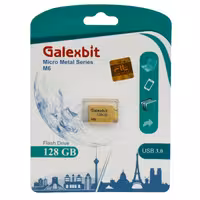 فلش 128 گیگ گلکس بیت Galexbit Micro Metal Series M6 USB3.0