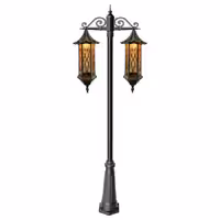 چراغ پارکی دوشاخه لاکچری پرو بزرگ