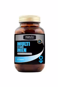 قرص مولتی ویتامین آقایان Nondo حاوی جینسینگ ساو پالمتو - بسته 30 عددی