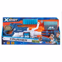 تفنگ تیربار اسباب بازی X shot Crusher Zuru 36382