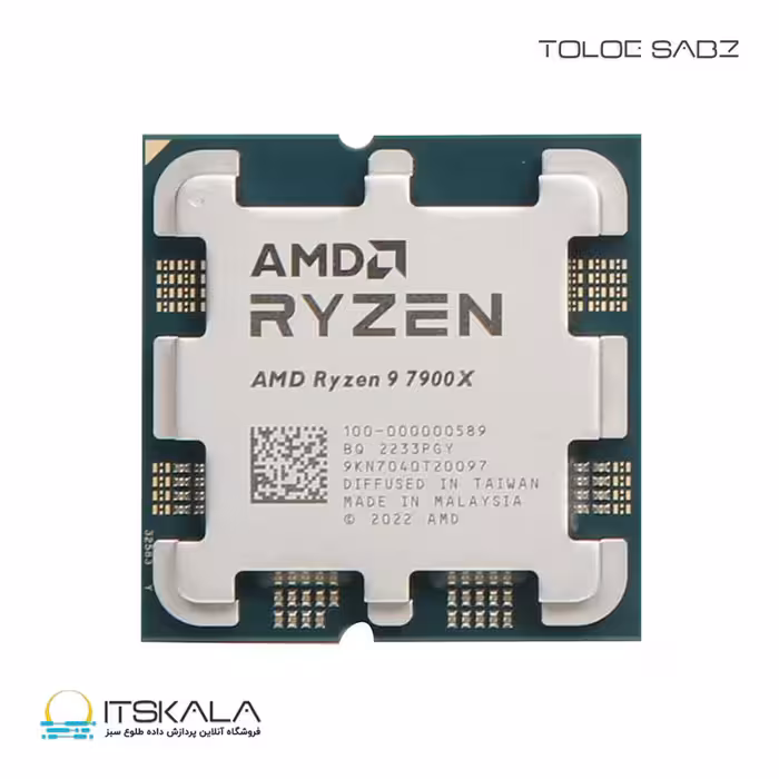 قیمت و خرید پردازنده ای‌ام‌دی Ryzen 9 7900X فرکانس 4.7 گیگاهرتز | ITSKALA