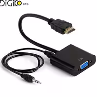 تبدیل HDMI به VGA با صدا مینی تک