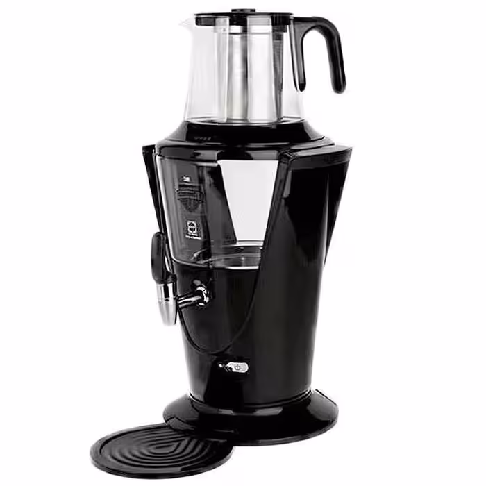 سماور برقی نوردیا Nordia ساخت ترکیه مدل Molto قوری پیرکس