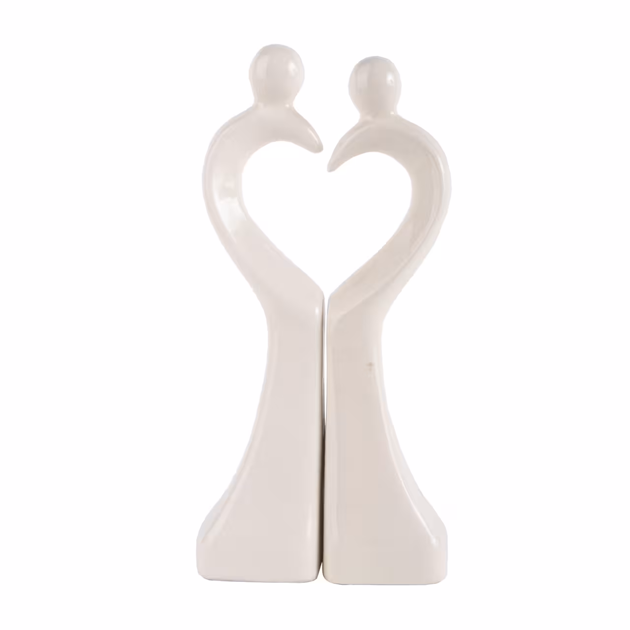 مجسمه طرح تندیس قلب 2 تکه سایز کوچک