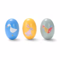 تخم مرغ جغجغه ای چیبو 3 عددی