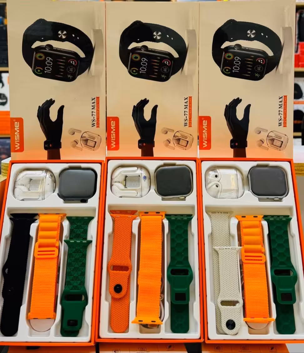 ساعت-هوشمند WS77 max همراه با ایرپاد جدید