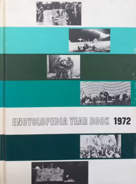 Encyclopedia Year Book - 1972