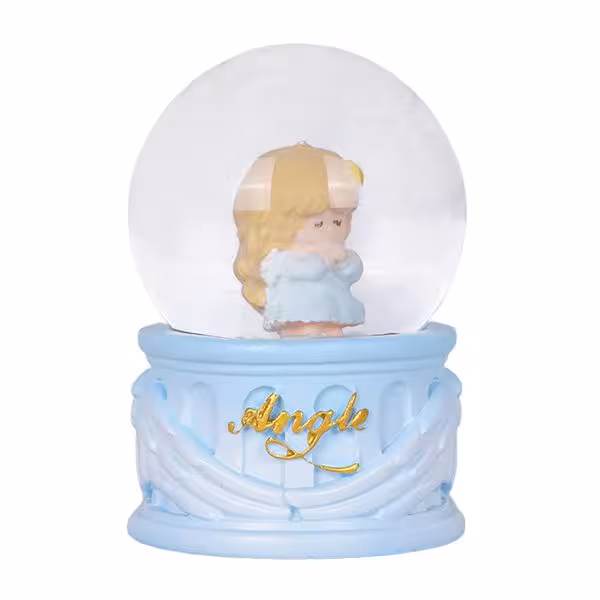 گوی برفی چراغدار کوچک طرح فرشته