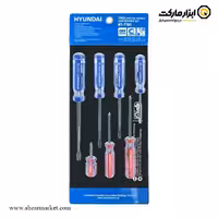 ست پیچ گوشتی هیوندای 7 عددی مدل HT-7701