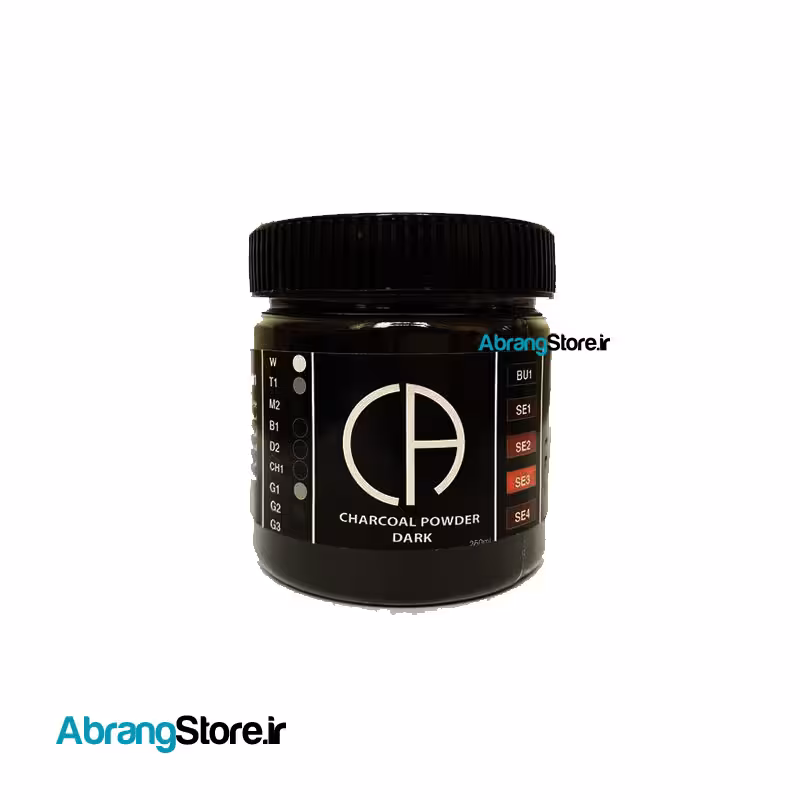 پودر زغال مشکی تیره B1 کلارک  | Coalark Charcoal Dark