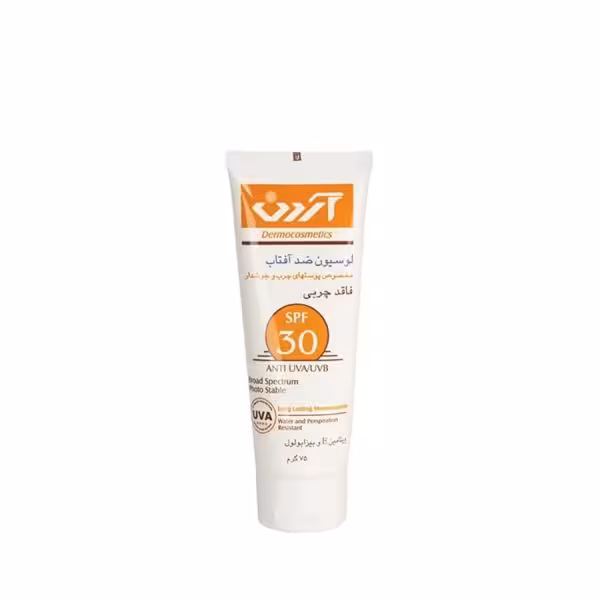 لوسیون ضد آفتاب فاقد چربی آردن SPF  30 مناسب پوست های چرب و دارای جوش 75 گرم