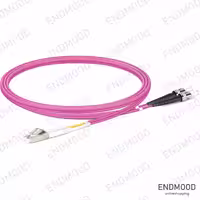 پچ کورد فیبر نوری 5 متری داپلکس نگزنس Nexans OM4 LC-ST