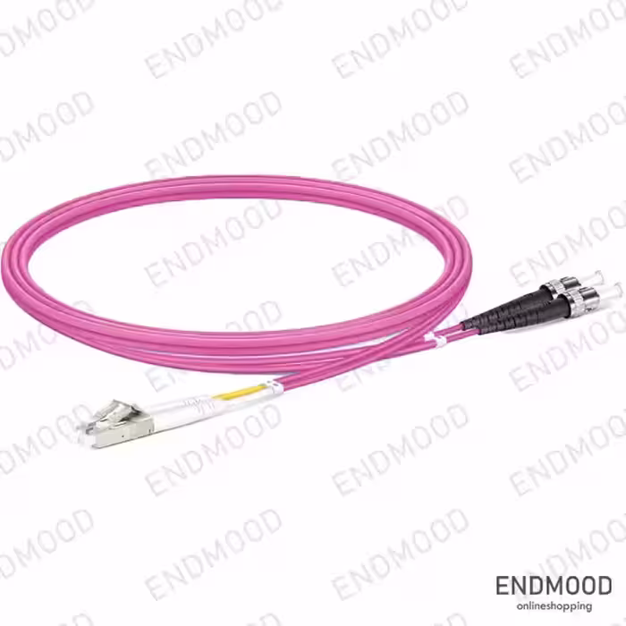 پچ کورد فیبر نوری 5 متری داپلکس نگزنس Nexans OM4 LC-ST