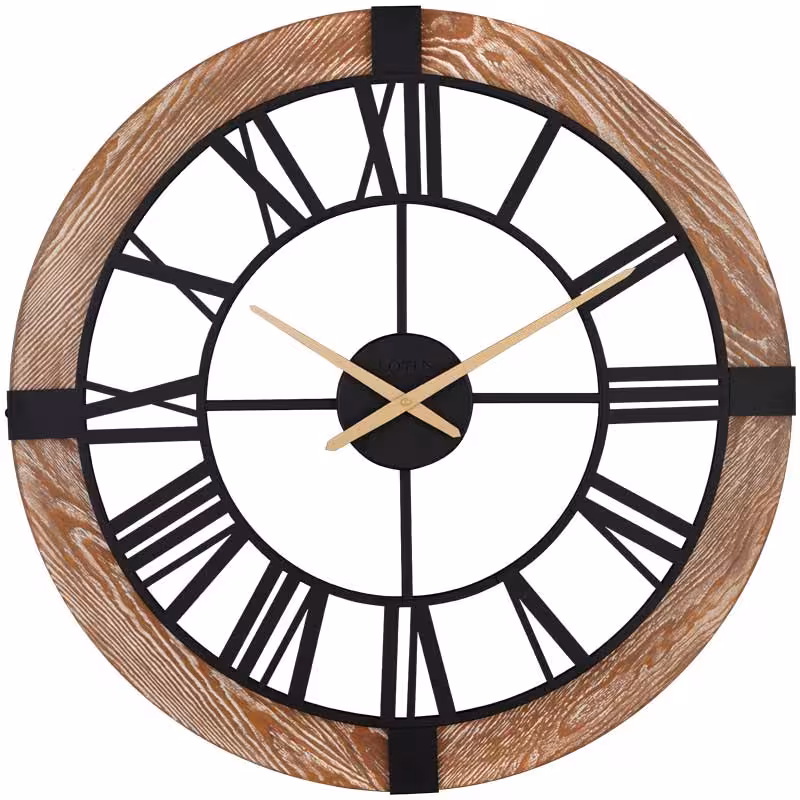 ساعت دیواری مدل MARTIN کد LO-19024WB رنگ WHITE/BLACK