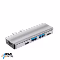 هاب 5 پورت مدل YG-2102 | با بدنه مقاوم از جنس آلیاژ آلومینیوم