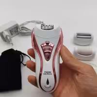 اپیلیدی حرفه ای سه کاره فیلیپس (موکن،شیور و موزن،سنگ پا)چراغ دار اورجینال