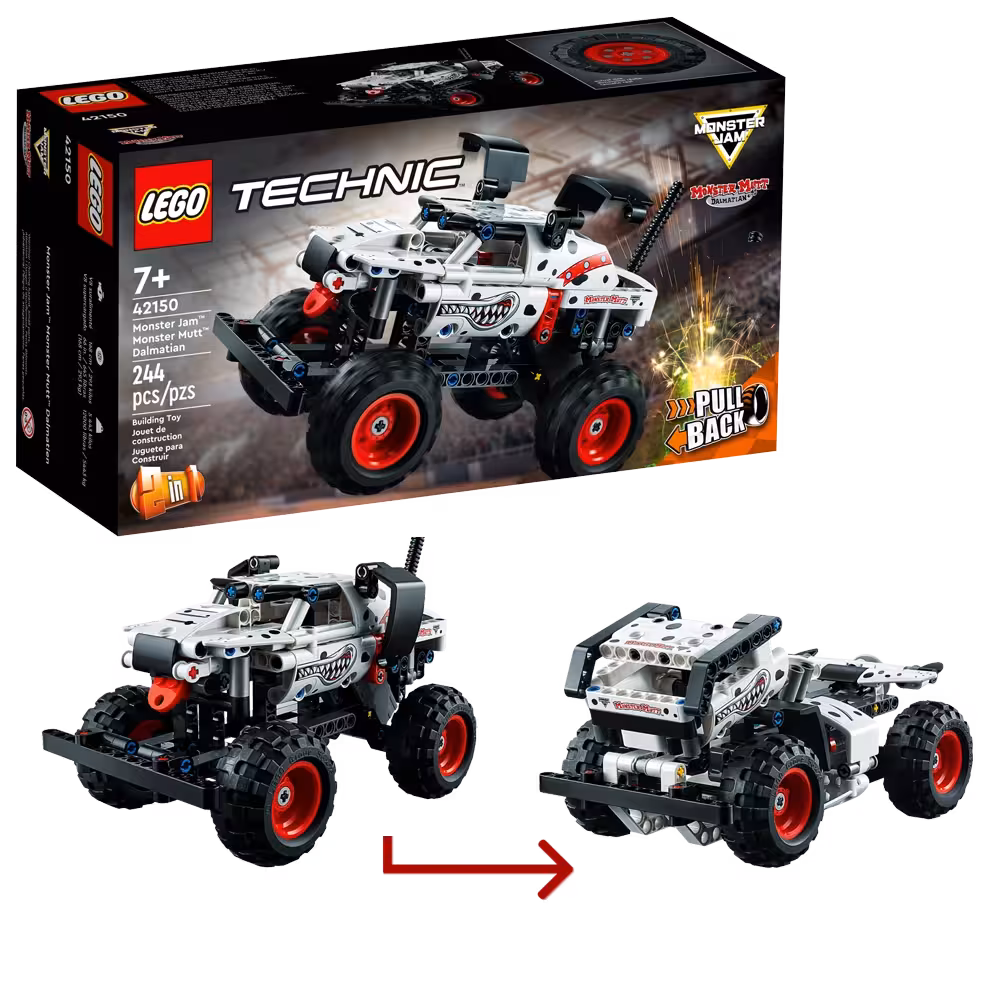 لگو Technic مدل Monster Jam Monster Mutt Dalmatian 42150